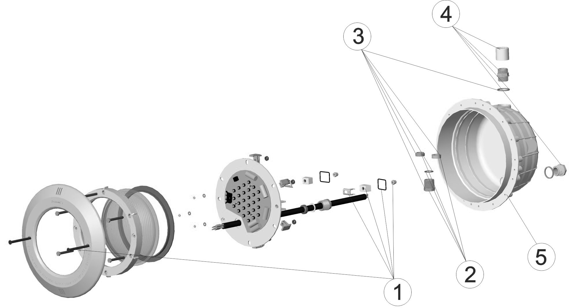 Pièces détachées pour Projecteur STANDARD LED
