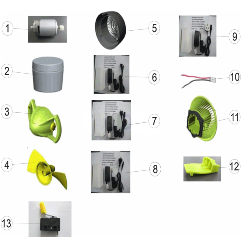 Pièces détachées pour Propulseur aquatique AQUANAUT