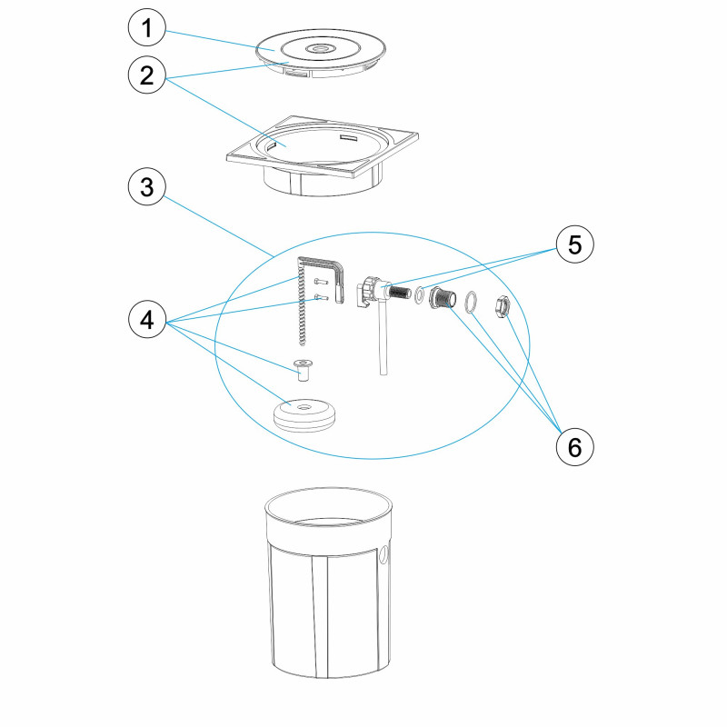 Pièces détachées pour Régulateur de niveau Easy-Line