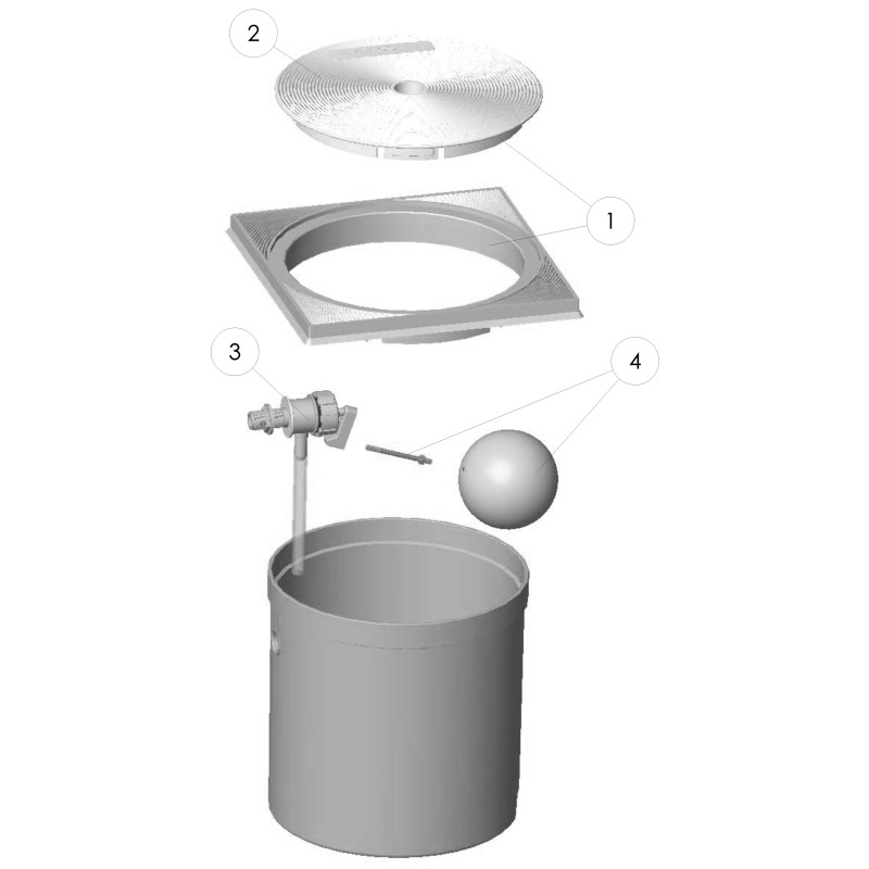 Pièces détachées pour Régulateur de niveau HYDROSWIM