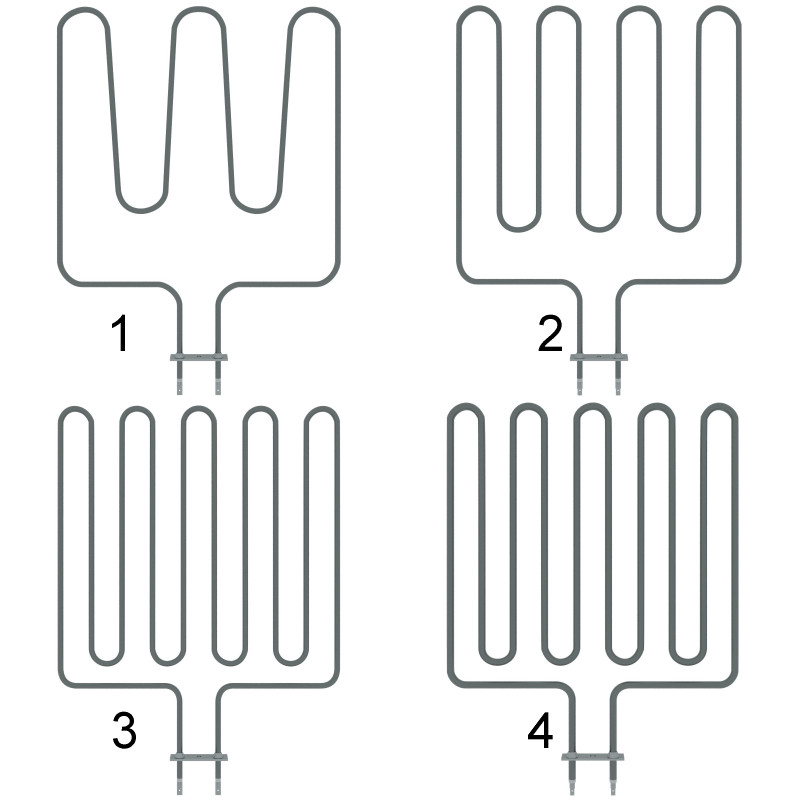 Pièces détachées pour Résistances de poêle KIP