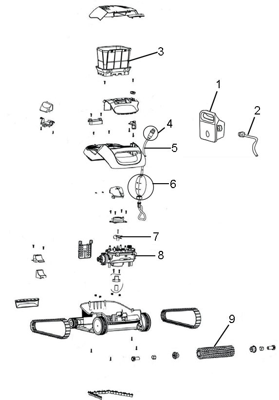 Pièces détachées pour Robot Dolphin S50