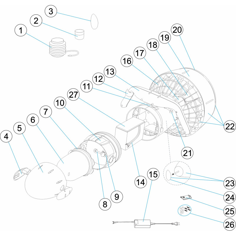 Pièces détachées pour Seascooter RDS200
