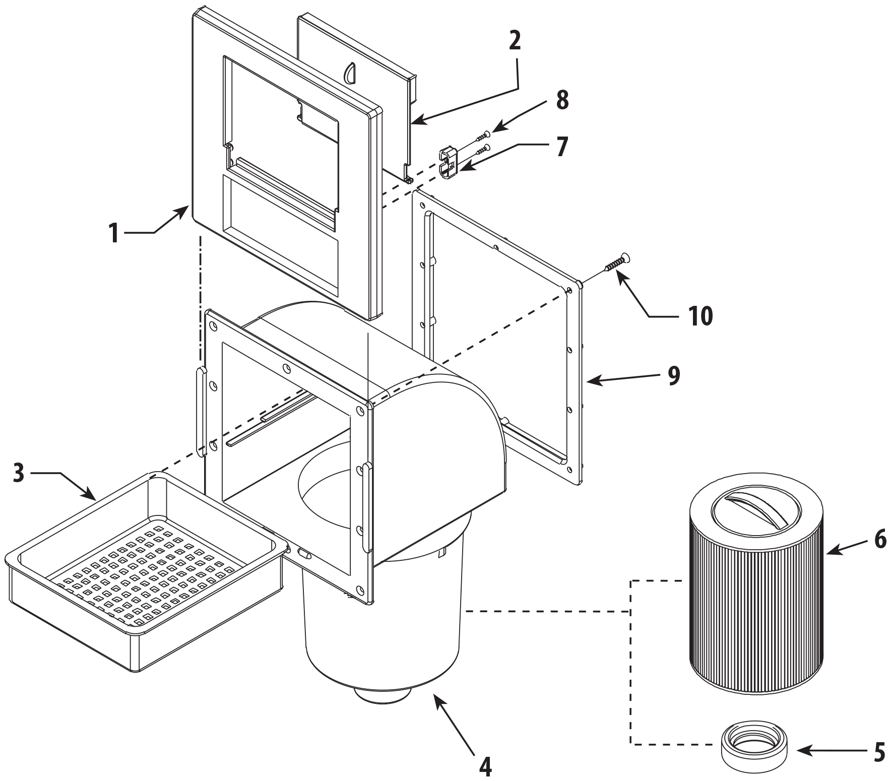 Pièces détachées pour Skimfilter 50 sq.ft. de spa