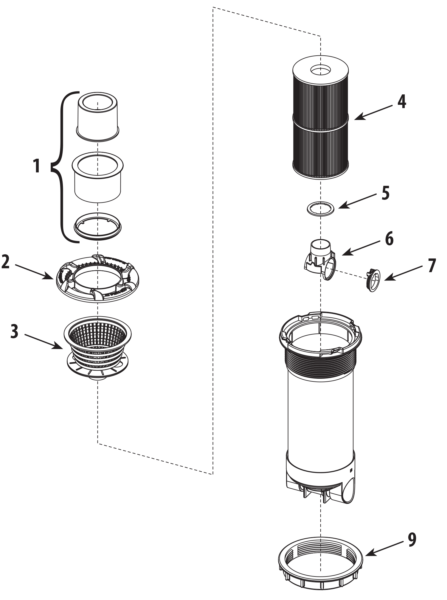 Pièces détachées pour Skimmer de surface DYNA-FLO XL