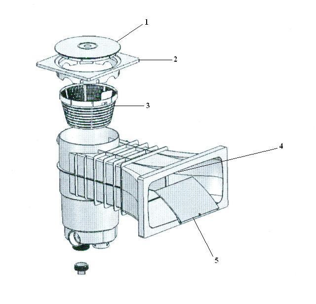 Pièces détachées pour Skimmer Elegance A400 Béton