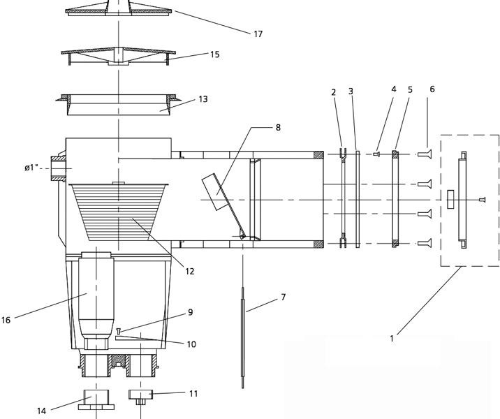 Pièces détachées pour Skimmer GM 420x205 - PM 280x205