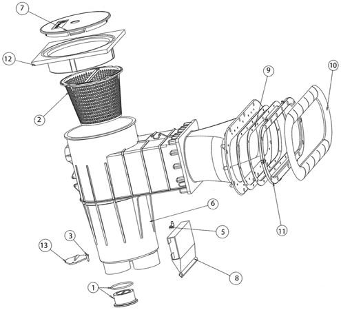 Pièces détachées pour Skimmer Grande Bouche Ovale