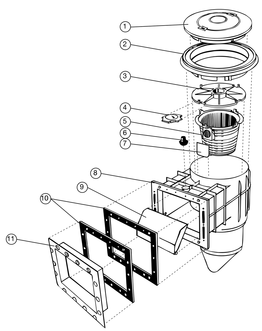 Pièces détachées pour Skimmer PARAMOUNT SP5000