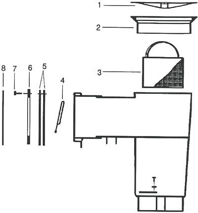 Pièces détachées pour Skimmer SP1075 à SP1085
