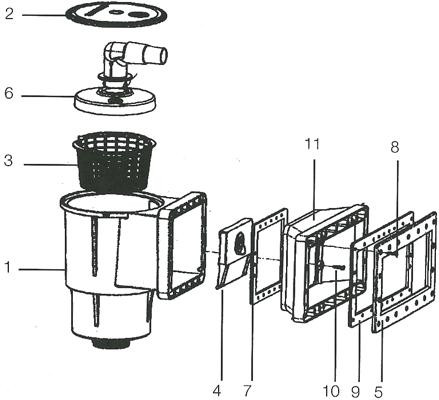 Pièces détachées pour Skimmer SP1091
