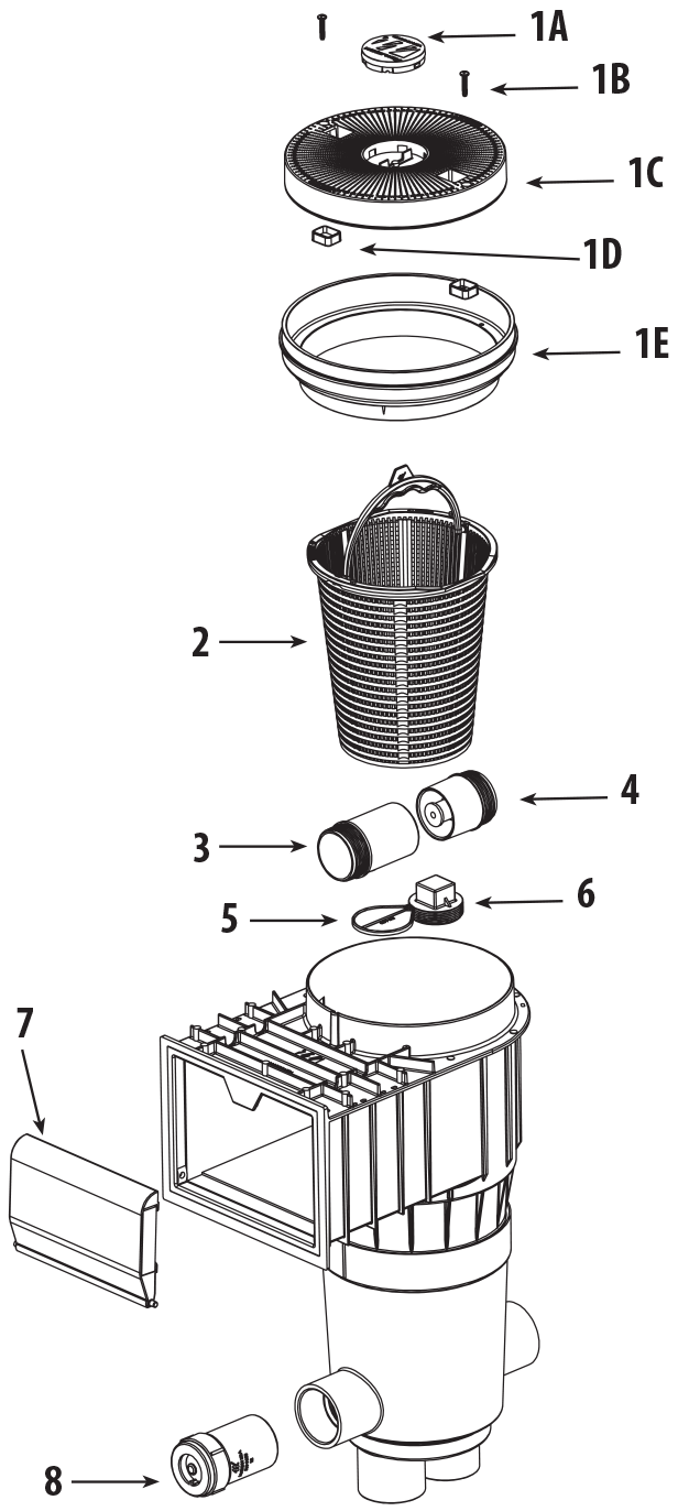 Pièces détachées pour Skimmer VENTURI RENEGADE