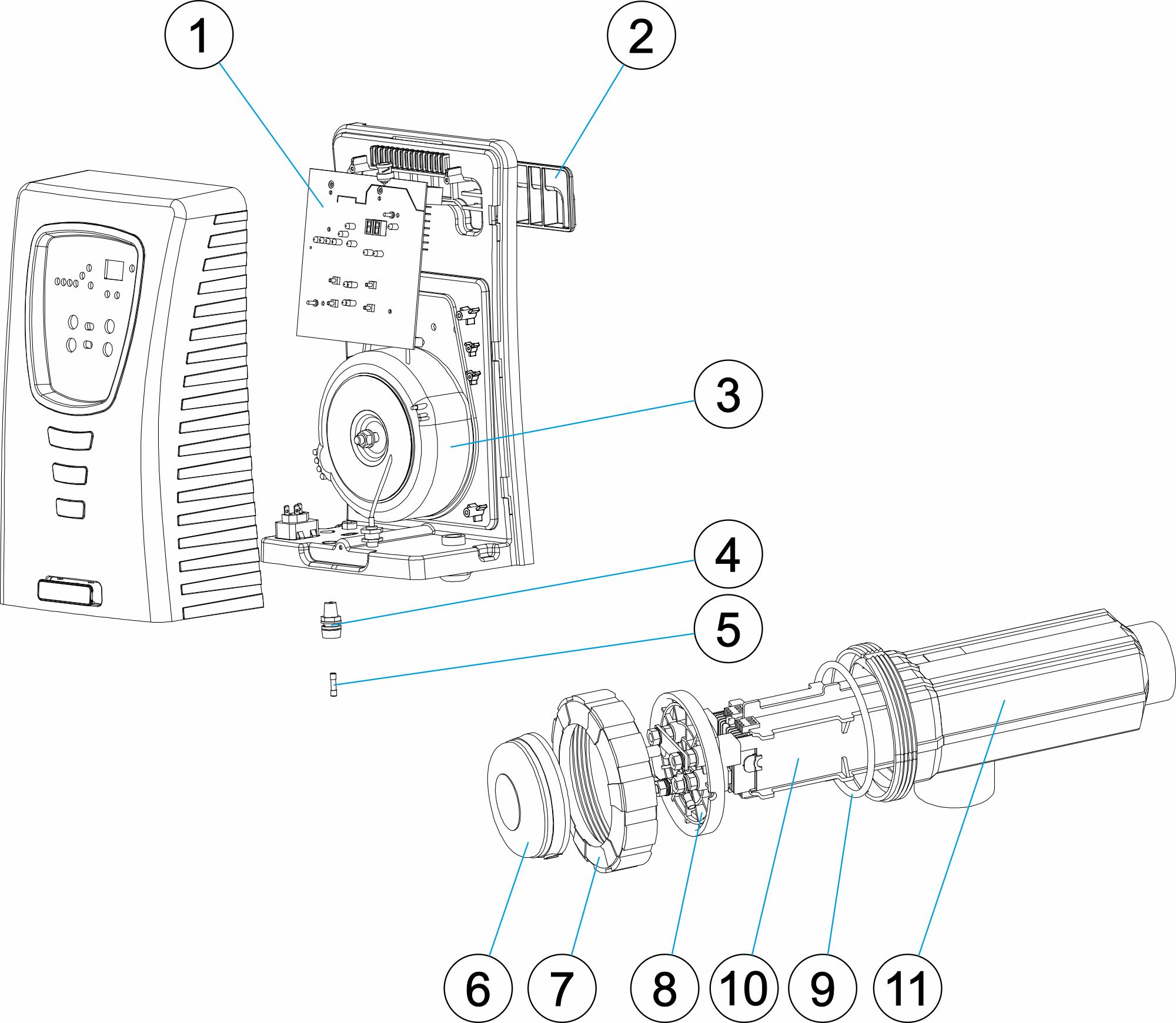 Pièces détachées pour Sprint chlore V.2