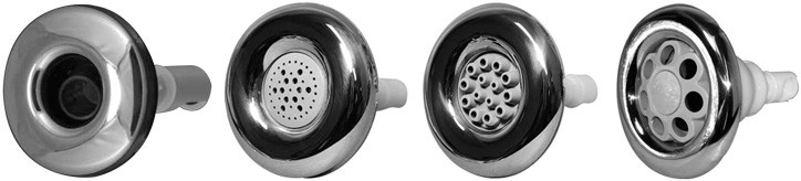 Pièces détachées pour Spas - Storm Jets, Smooth Stainless Steel WATERWAY
