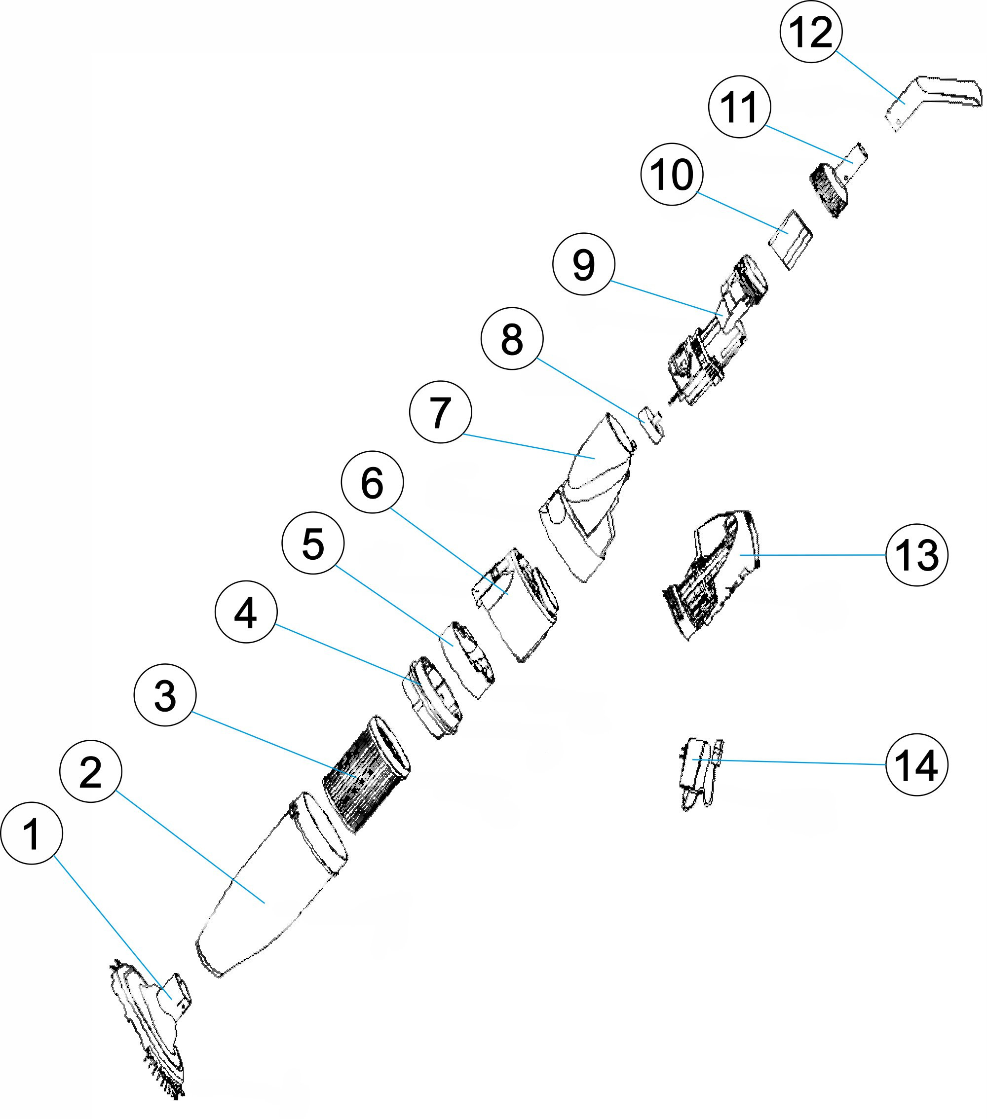 Pièces détachées pour Aspirateur Astral Super vac