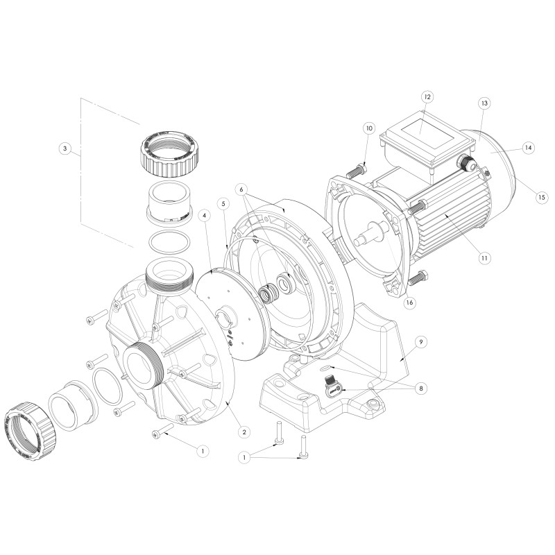 Pièces détachées pour Surpresseur Booster Pump
