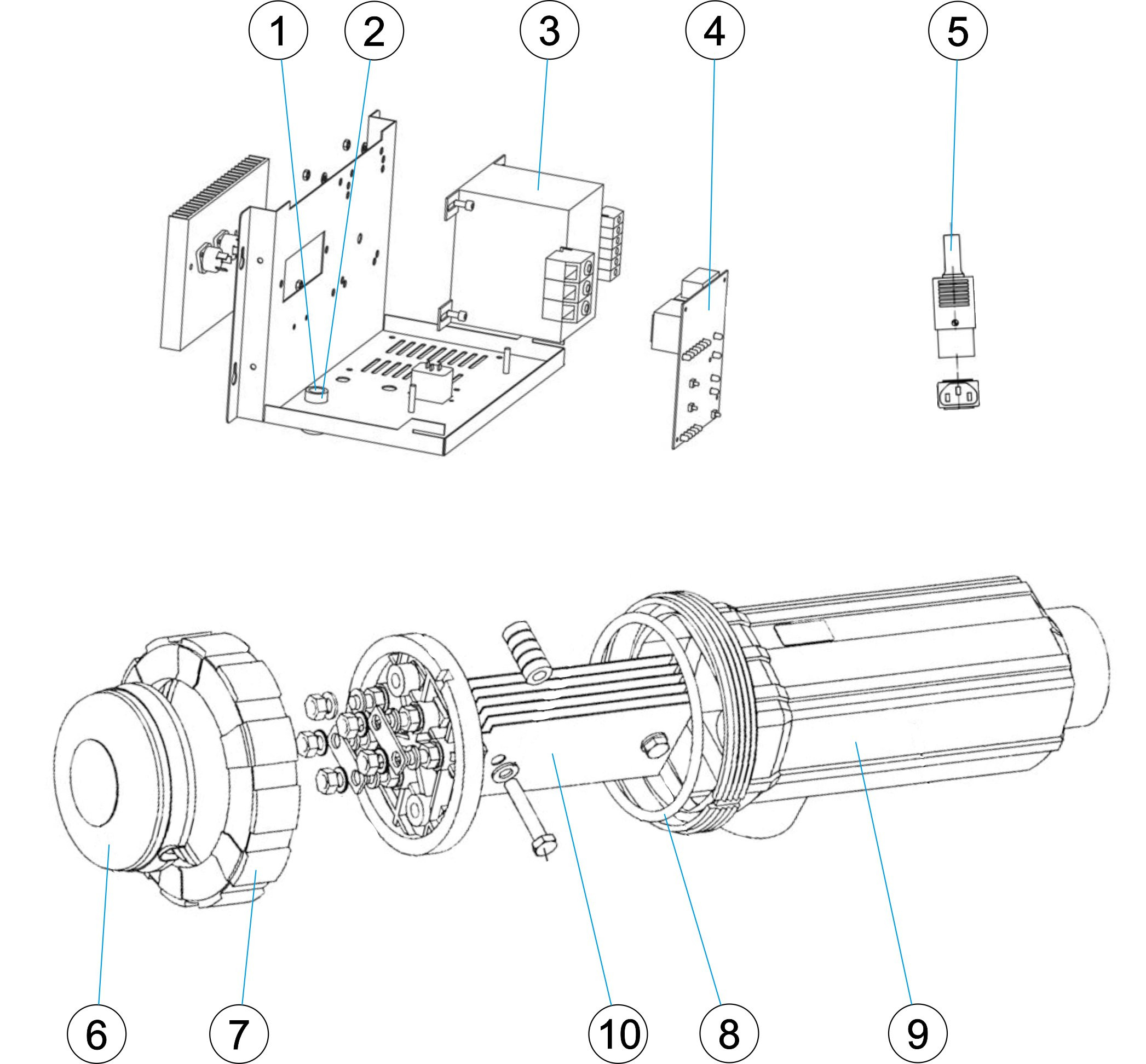 Pièces détachées pour Electrolyseurs au sel ASTRAL A-10 PH, A-18 PH, A-25 PH