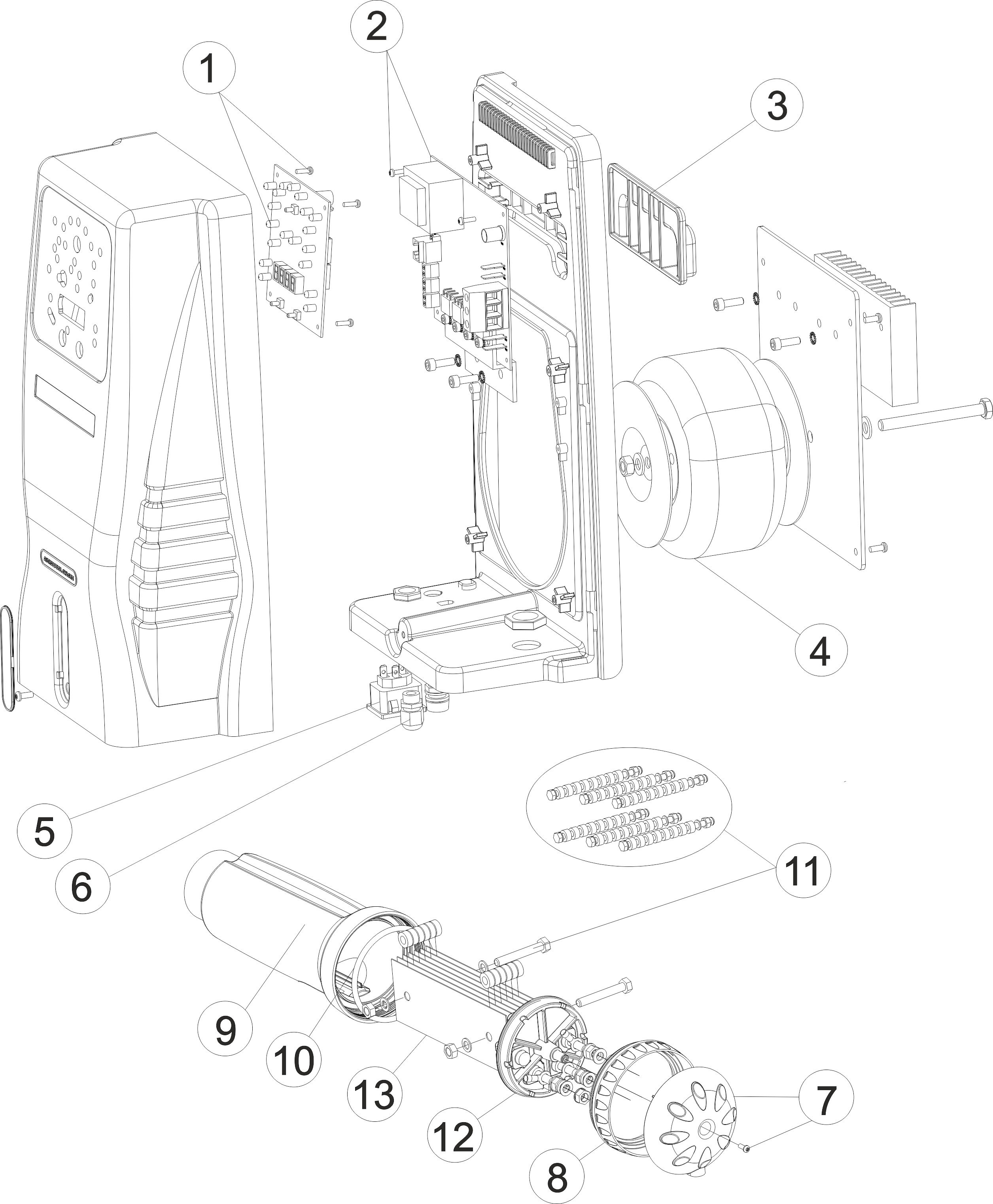 Pièces détachées pour Electrolyse SMART