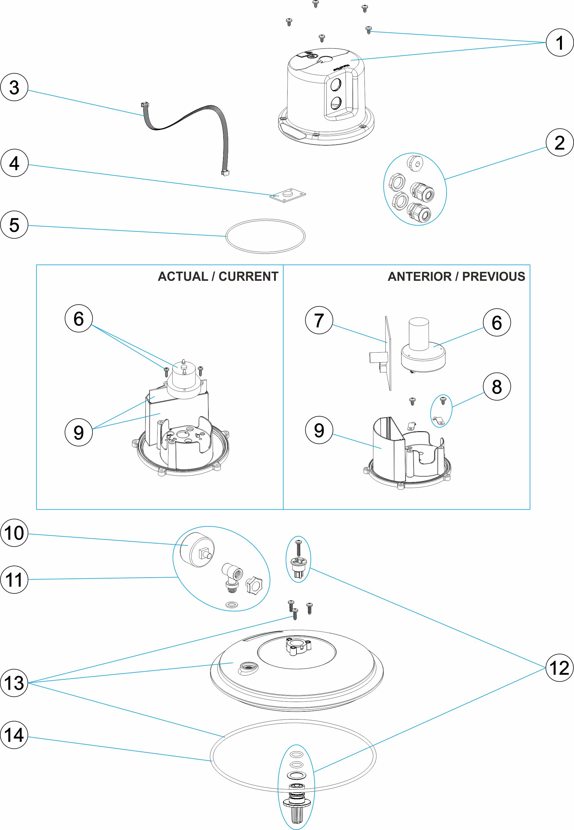 Pièces détachées pour Tête automatique NANOFIBER