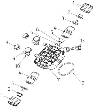 Pièces détachées pour Tête à membrane PVDF