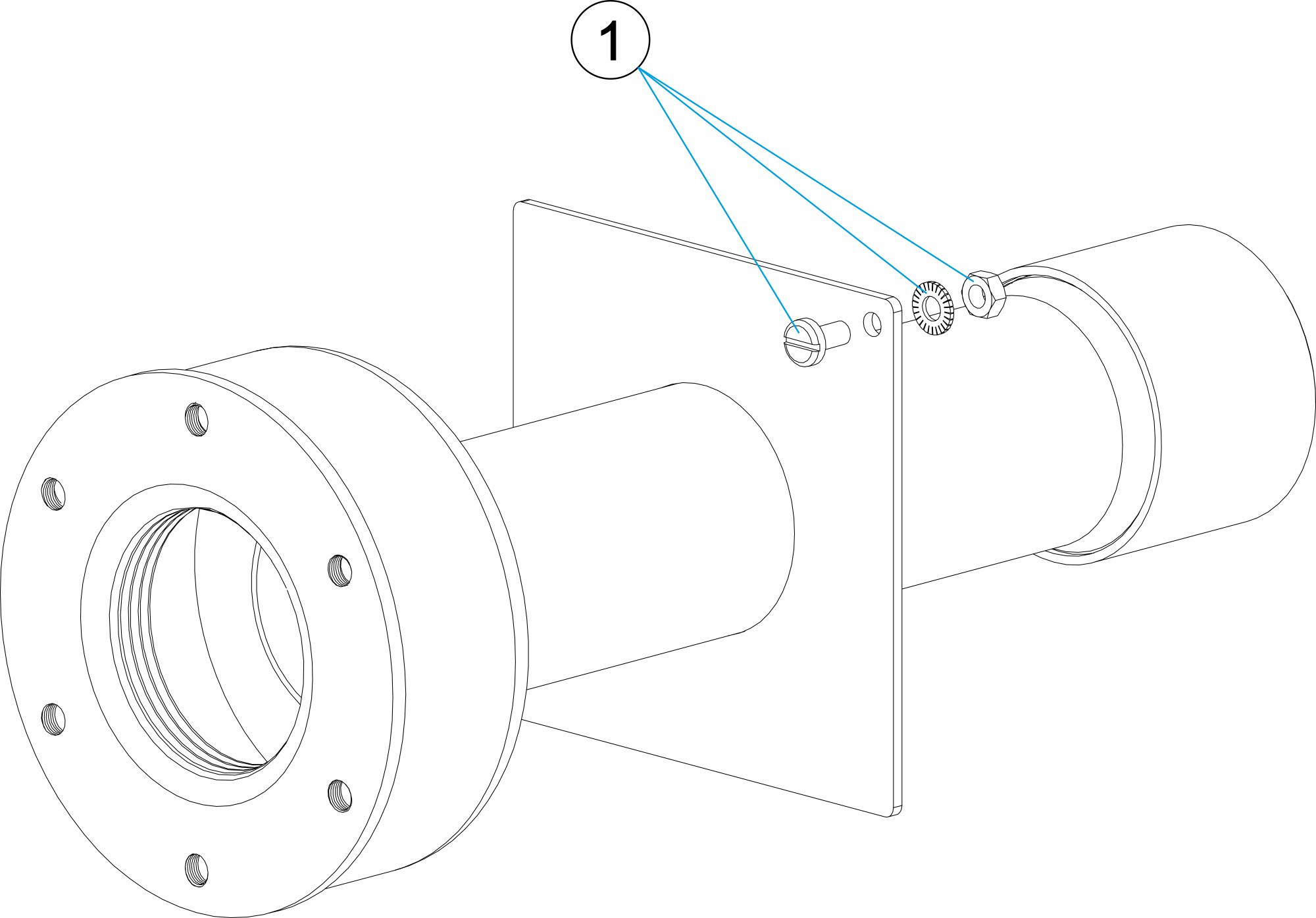 Pièces détachées pour Traversée de parois inox 1 1/2"