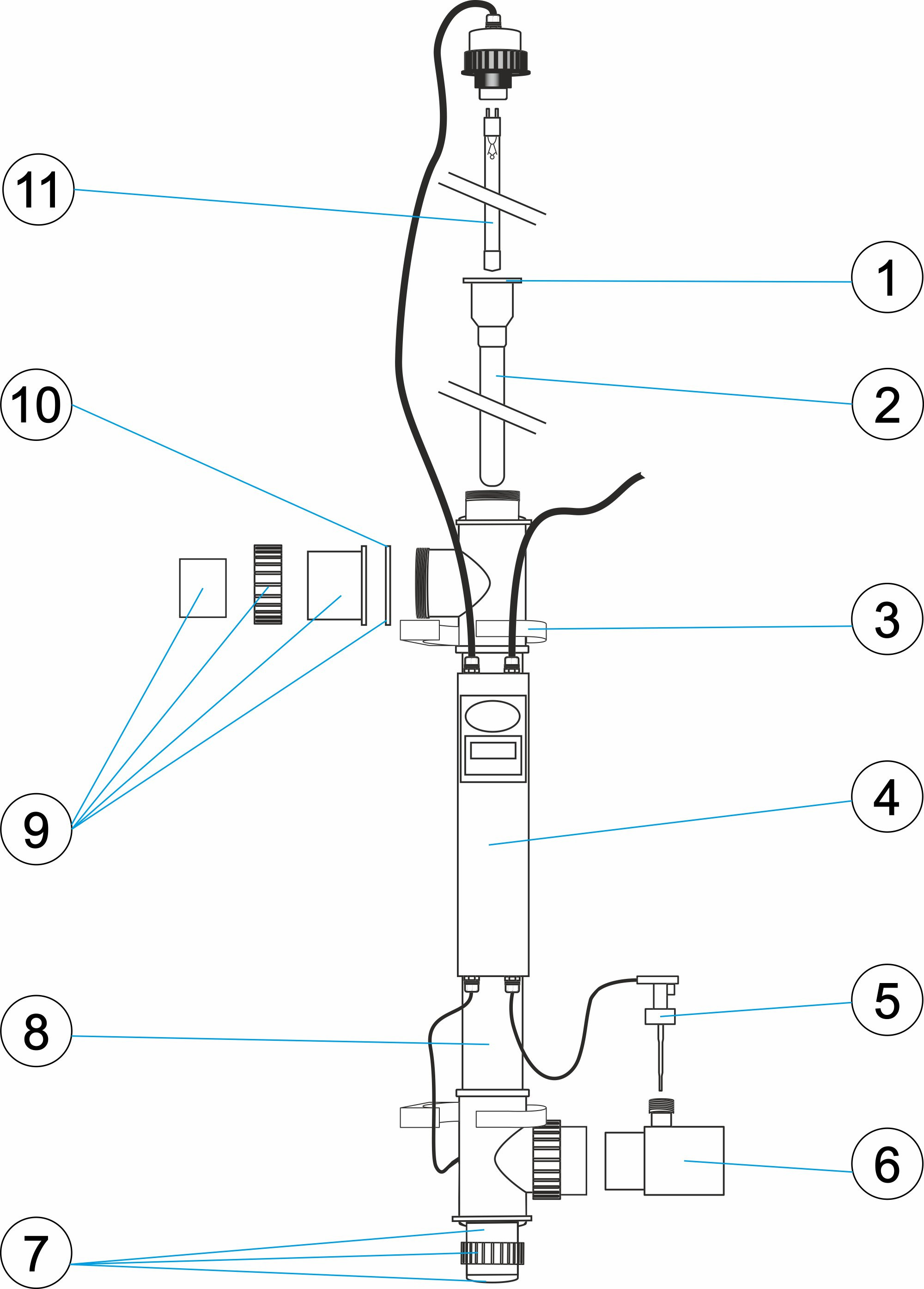 Pièces détachées pour Traitement UV TIMER UV-C 40 / 75 / 130W