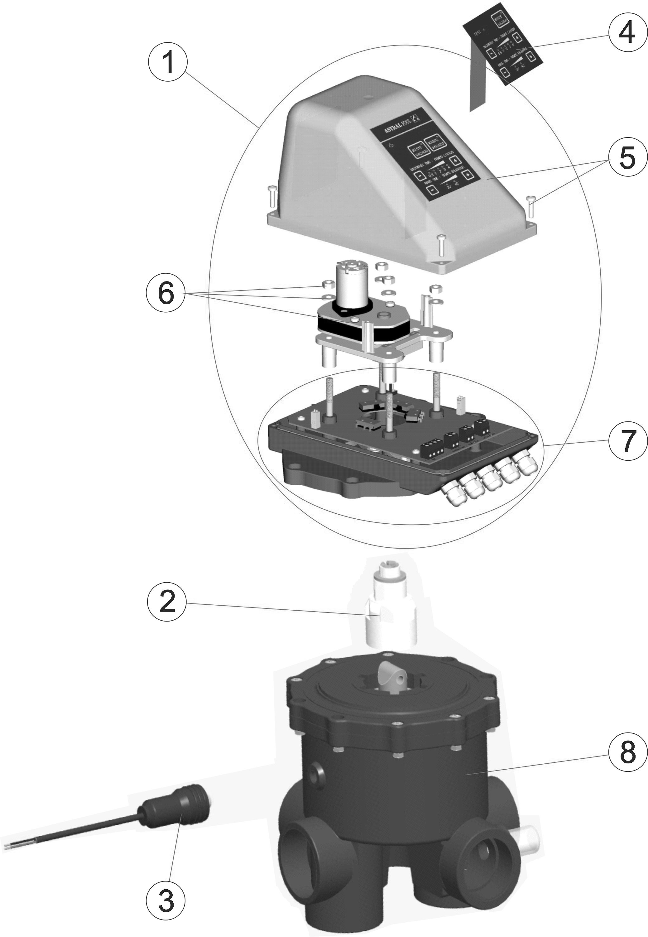 Pièces détachées pour Vanne automatique VRAC BASIC II