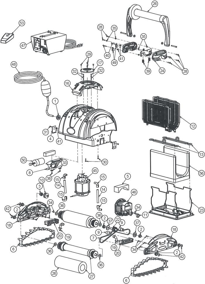 Pièces détachées pour Robot Astral XTREME 2 et 3