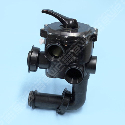 Vanne Side 2'' 6 voies noire Filtre à sable Triton et Quad avec