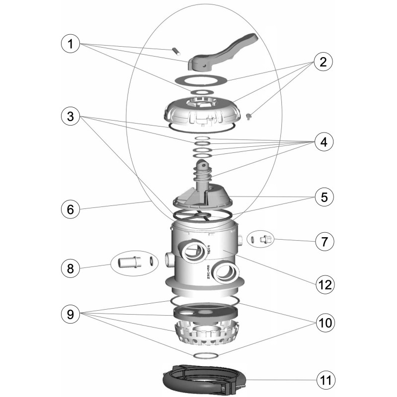 Pièces détachées pour Vanne TOP MIDAS 1 1/2"