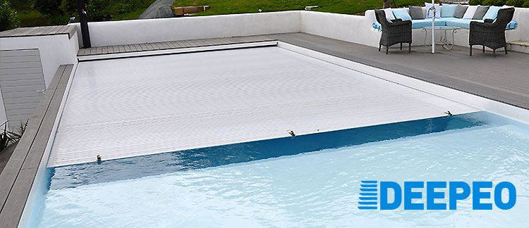 Volet roulant automatique immergé pour piscine DEEPEO