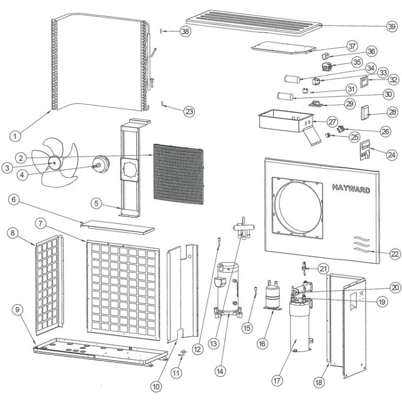 Filtre à Air De Remplacement Pour Compresseur Quincy - Référence Aftermarket 2023400852
