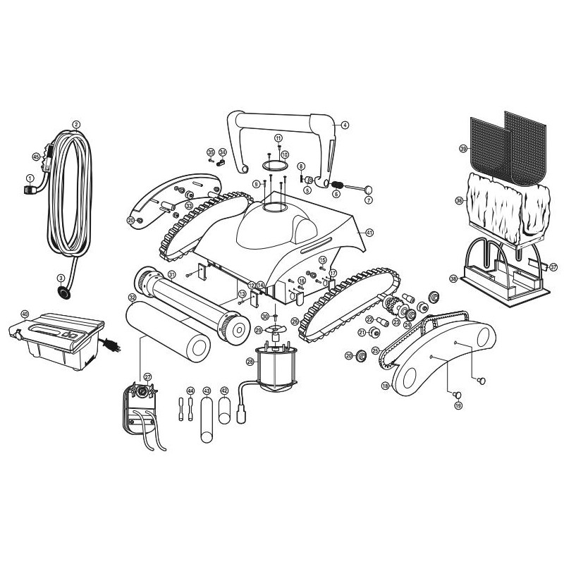 Pièces détachées robot PENTAIR KR720