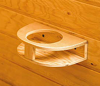Porte gobelet sauna infrarouge Dakota Porte gobelet sauna infrarouge Dakota