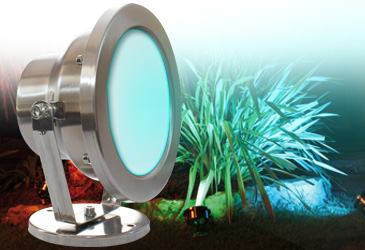 Projecteur inox Semaid 15 LED couleur Projecteur inox Semaid 15 LED couleur