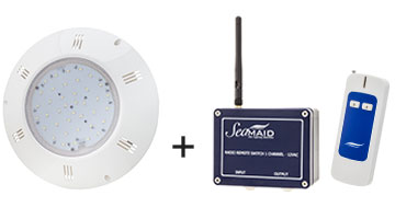Projecteur plat pour piscine à led blanc seamaid Projecteur plat pour piscine à led blanc seamaid