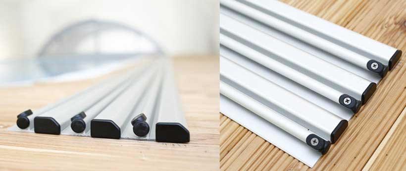 Rail coulissant pour abri piscine abrissime Rail coulissant pour abri piscine abrissime
