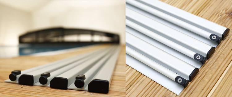 Rail coulissant marchable pour abri mirage Rail coulissant marchable pour abri mirage