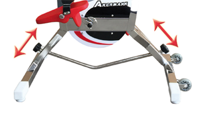 Réglage des piètements aquabike Akermann Réglage des piètements aquabike Akermann
