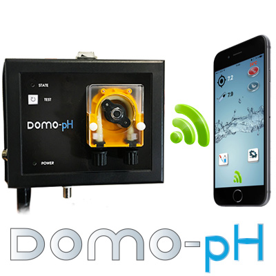 Pompe doseuse wi-fi péristaltique Domo pH