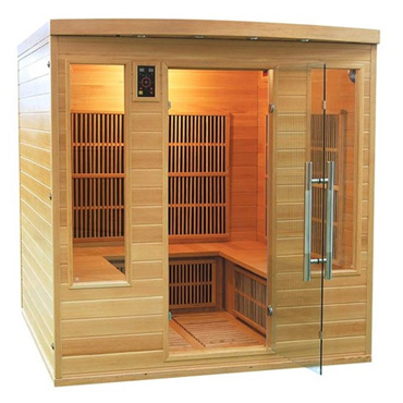 Sauna infrarouge 4 à 5 places Apollon Club vue 1 Sauna infrarouge 4 à 5 places Apollon Club vue 1