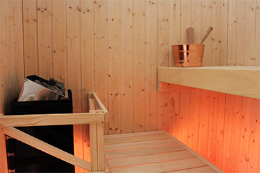 Sauna basic line éclairage ambiance Sauna basic line éclairage ambiance
