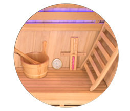 Sauna Hybrid Combi accessoires