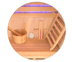 Sauna Hybrid Combi accessoires Sauna Hybrid Combi accessoires