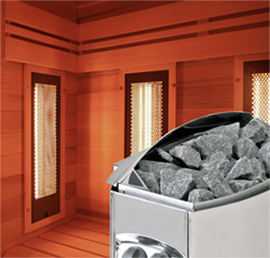 Sauna Hybrid Combi à vapeur Sauna Hybrid Combi à vapeur