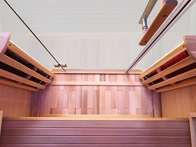 Sauna infrarouge Pandora sol Sauna infrarouge Pandora sol