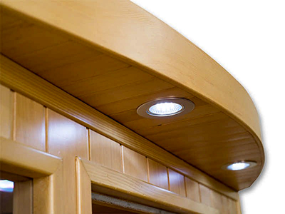 Sauna infrarouge Salomé éclairage Sauna infrarouge Salomé éclairage