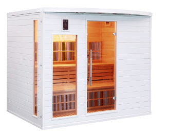 Sauna soleil blanc 5 places Sauna soleil blanc 5 places
