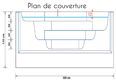 Schema vue de face red pool Pharaon Schema vue de face red pool Pharaon