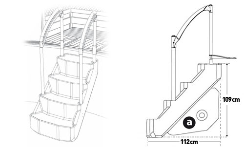 Schema escalier amovible voie royale Schema escalier amovible voie royale